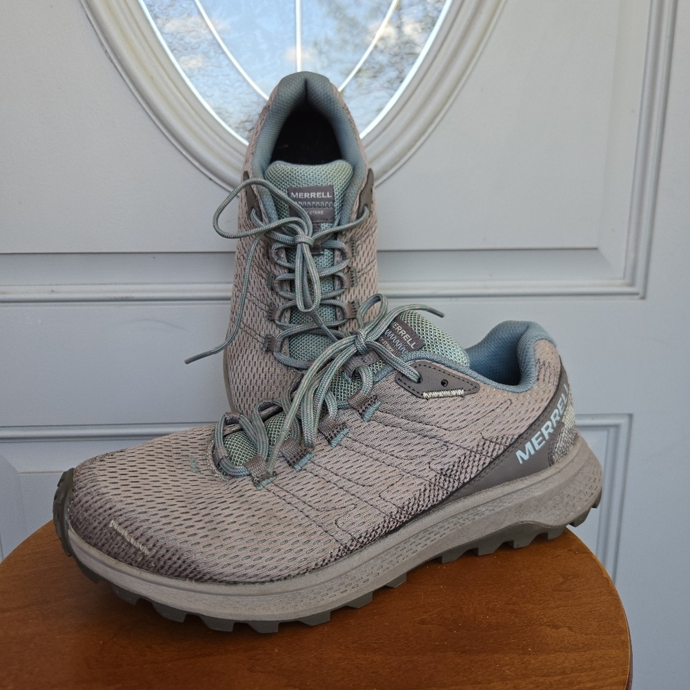 Merrell Fly Strike Sneakers Gray Trail Running Shoes